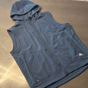 adidas Navy Blue Hooded Vest